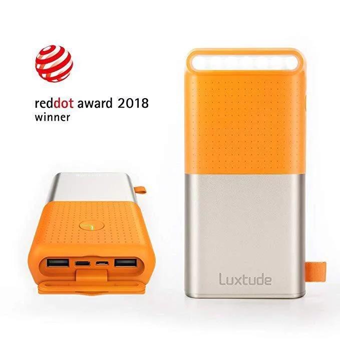 [HG31] Luxtude 20000mAh Waterproof Charger Orange, Mobile Phones