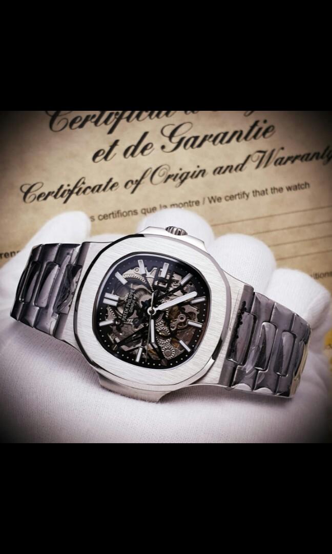 Jam Tangan Pria Patek Philippe Nautilus 4 3 Cm Barang Mewah Jam Tangan Di Carousell