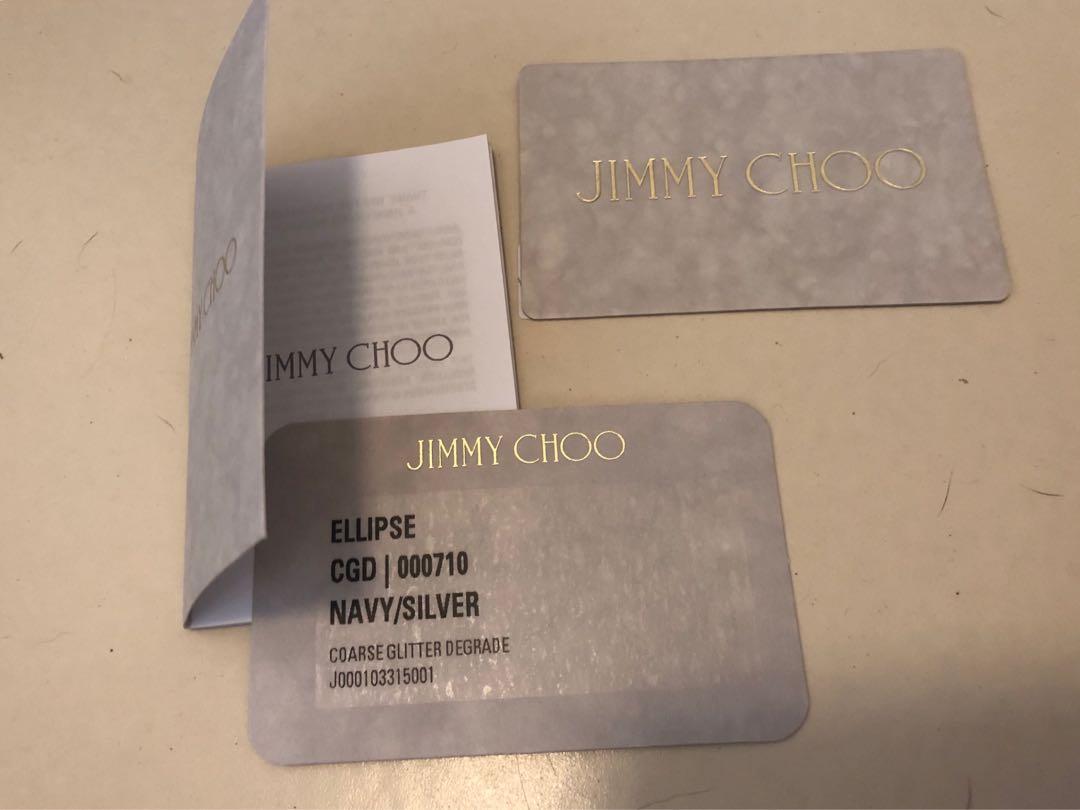Clutches Jimmy Choo - Ellipse black wetlook fabric clutch - ELLIPSEHWFBLACK