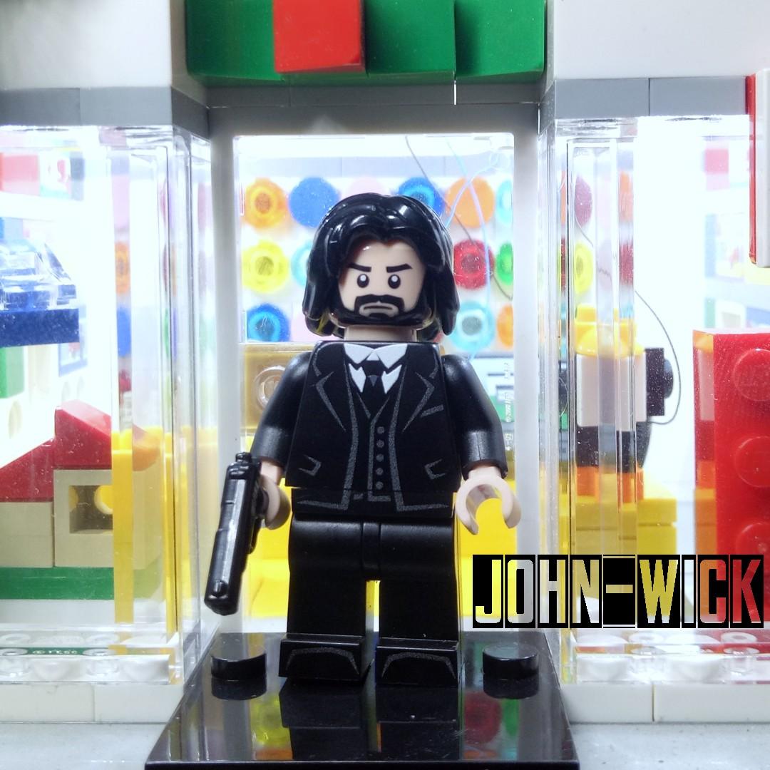 MADE OF GENUINE LEGO PARTS LEGO ASSASSIN JOHN WICK MINIFIGURE FIGURE GAMING 