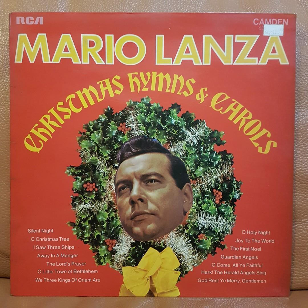 Mario Lanza Christmas Hyms Carols Vinyl Record Vintage Collectibles Vintage Collectibles On Carousell