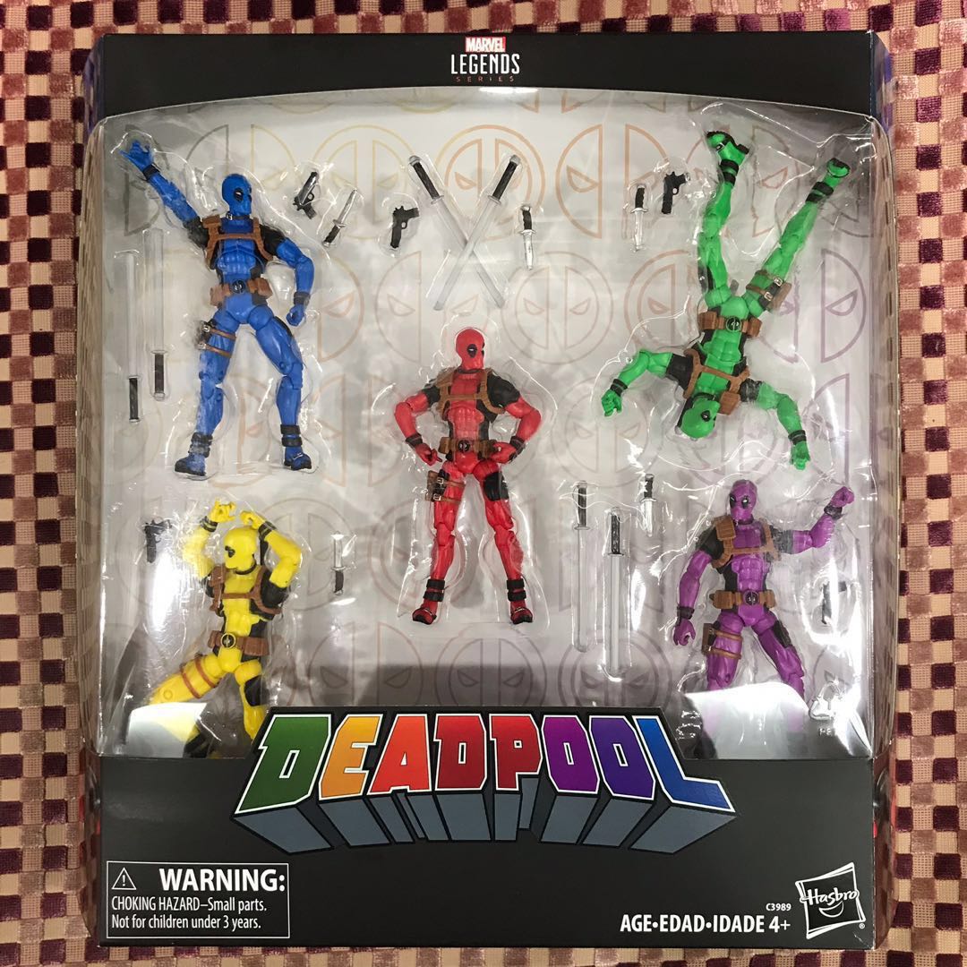 marvel legends deadpool rainbow squad