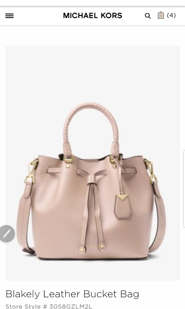blakely leather satchel michael kors