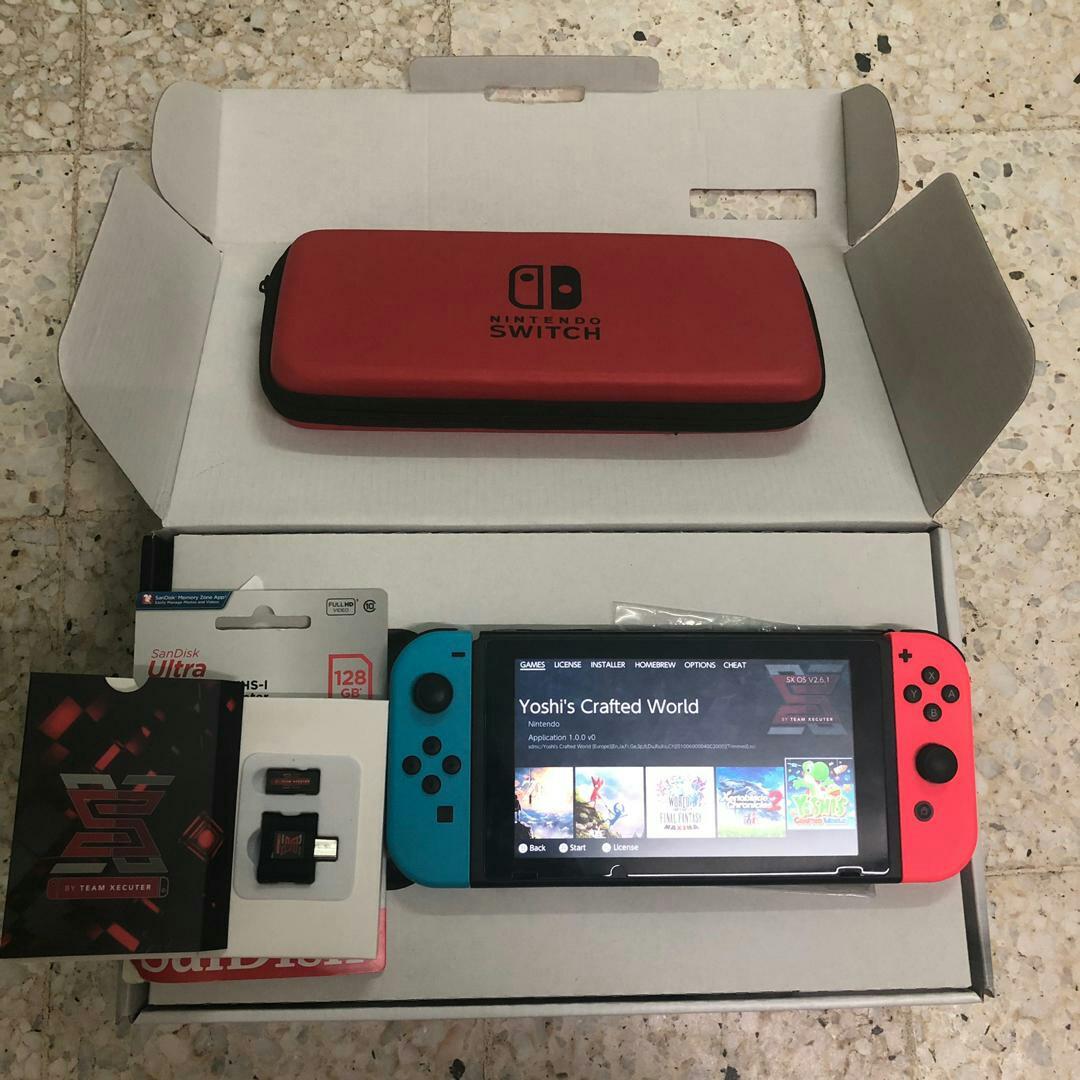 Nintendo Switch with 128gb AAA games!