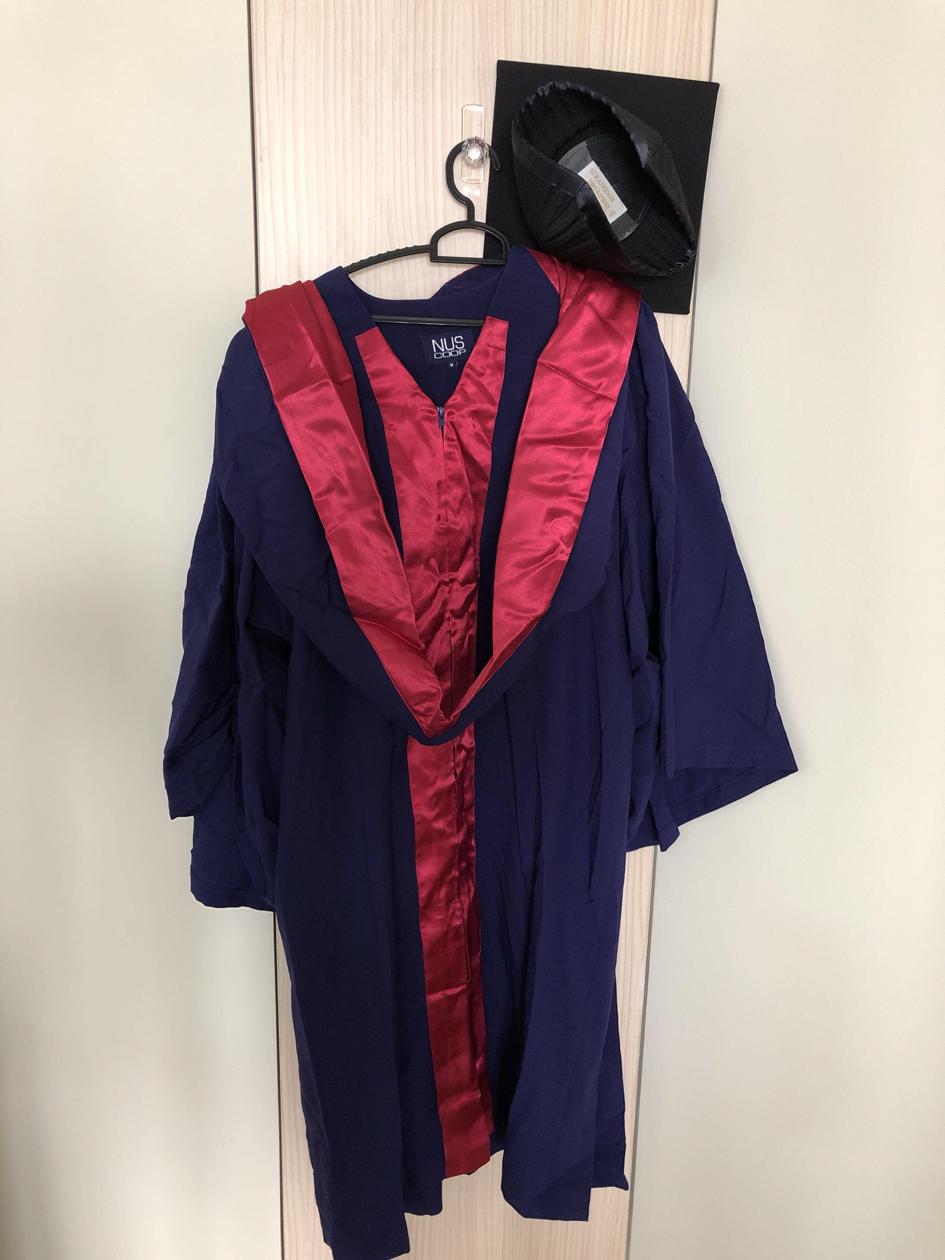 NUS Medicine graduation gown/rob