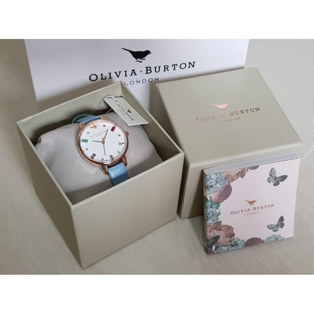 Olivia Burton Ob London Rainbow Bee Demi Chalk Blue Rose Gold Watch 34 Mm Luxury Watches On Carousell