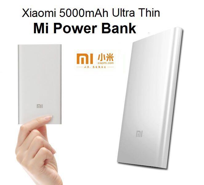 Powerbank Xiaomi slim 5000mah, Mobile Phones & Gadgets ...