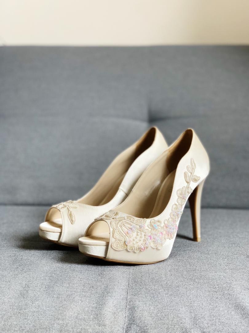 Preloved Christy Ng Wedding Shoes Women S Fashion Shoes On Carousell