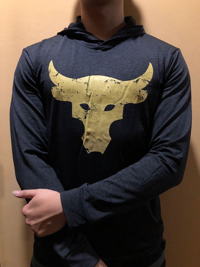 project rock black hoodie