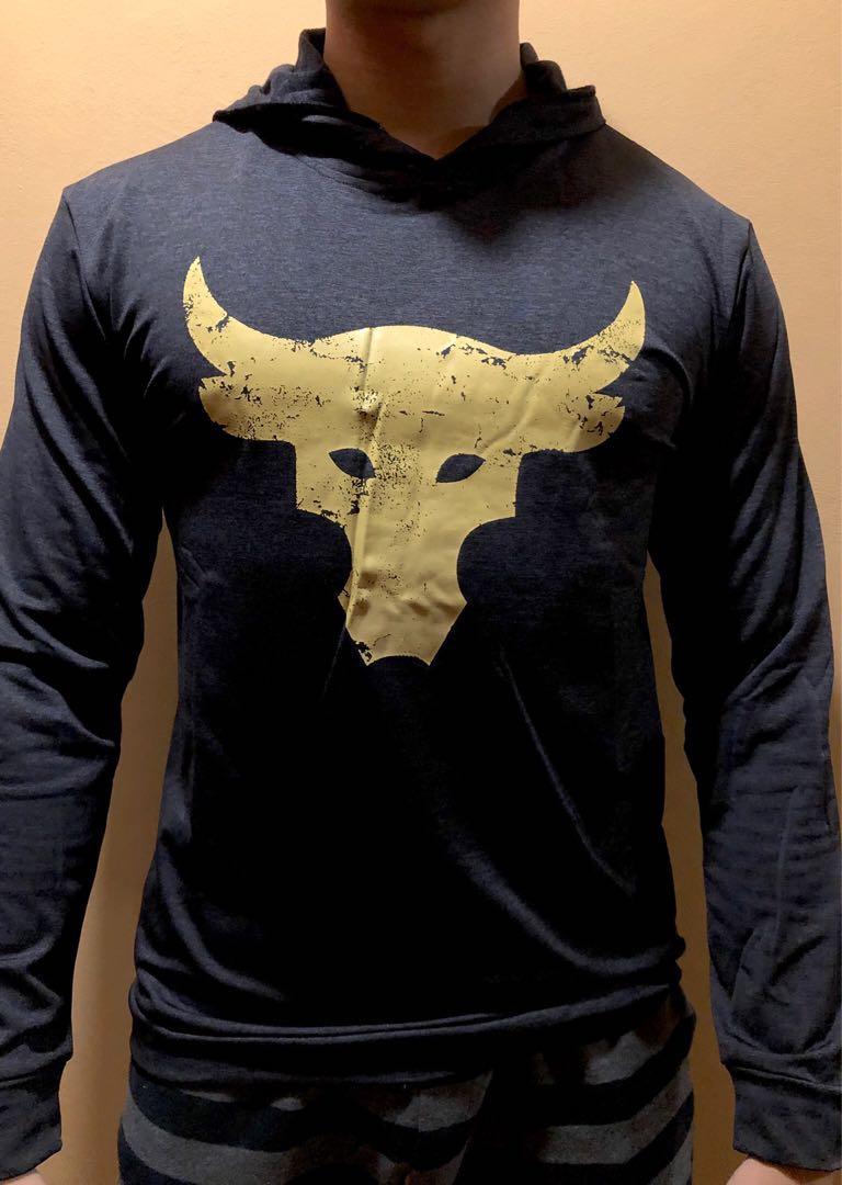 project rock black hoodie