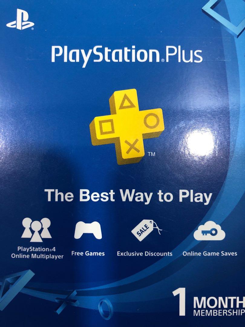 1 month playstation plus