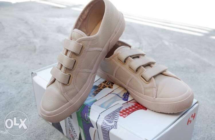 REPRICED Superga Total Nude Velcro Shoes Women s Fashion