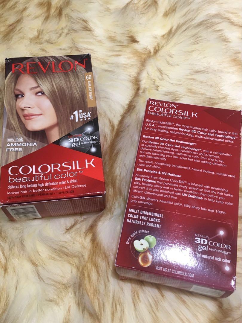 Revlon Colorsilk Hair Color No 60 Dark Ash Blonde On Carousell