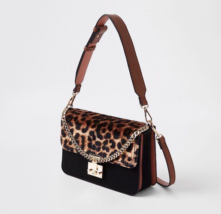 leopard print handbag river island