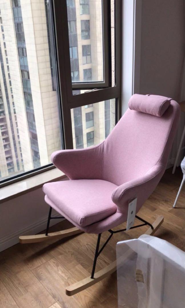 Rocking Chair Nursery Armchair 搖搖凳 餵奶凳 Home Furniture Rocking Chair Nursery Armchair 搖搖凳