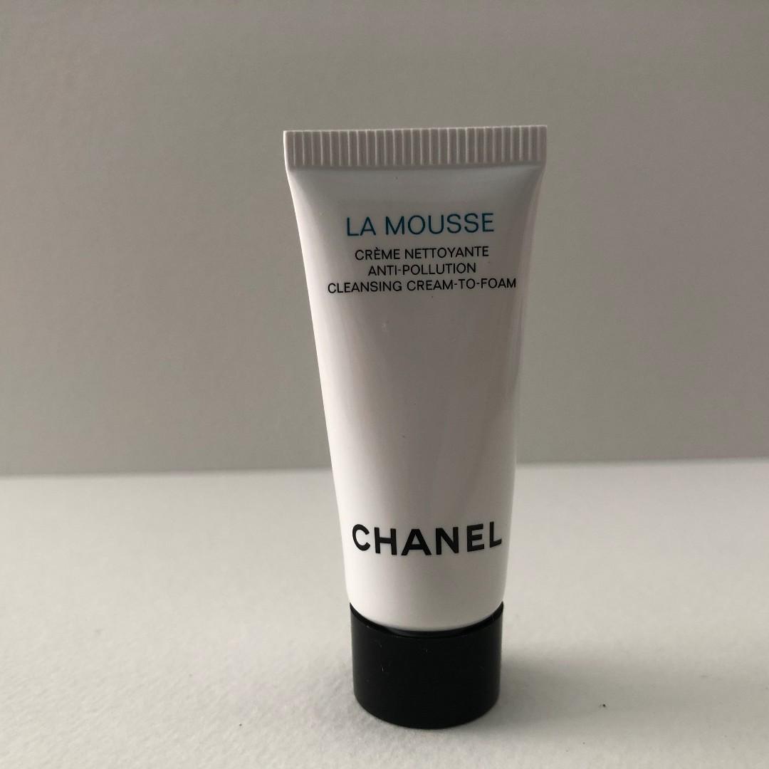 Sample Chanel La Mousse Creme Nettoyante Anti Pollution Cleansing Cream To  Foam