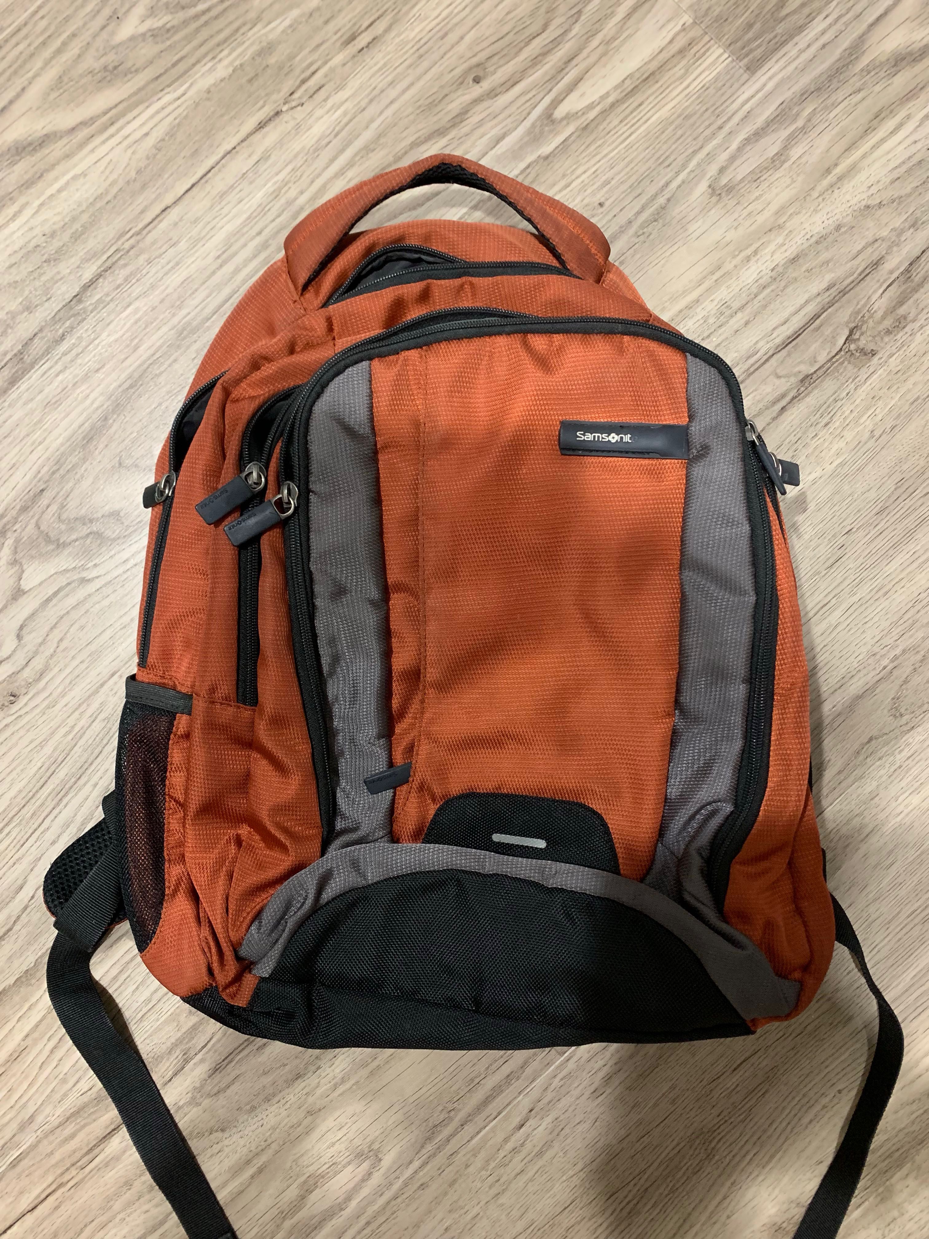 Samsonite backpack orange store
