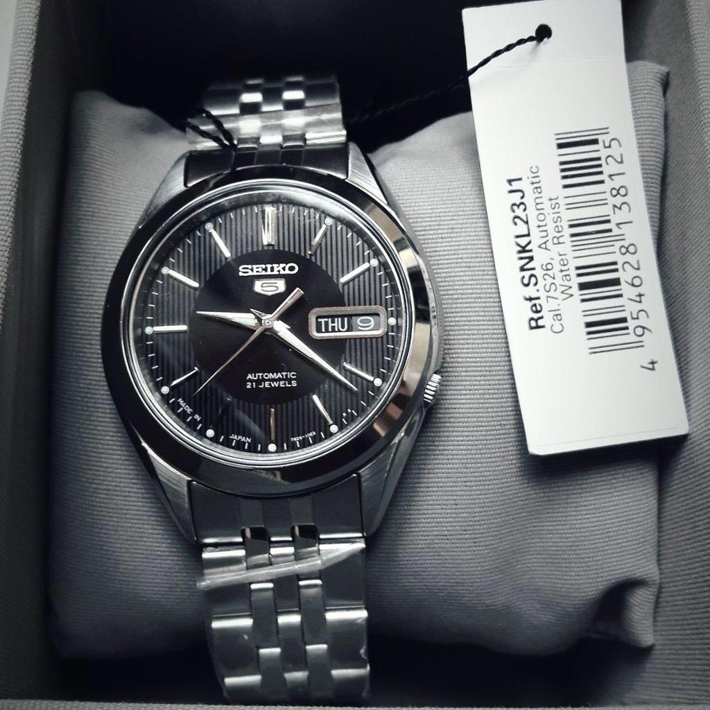 Seiko 5 Automatic Snkl23j1 Snkl23 Made In Japan Steel Bracelet With Free Delivery Men S Fashion Watches On Carousell