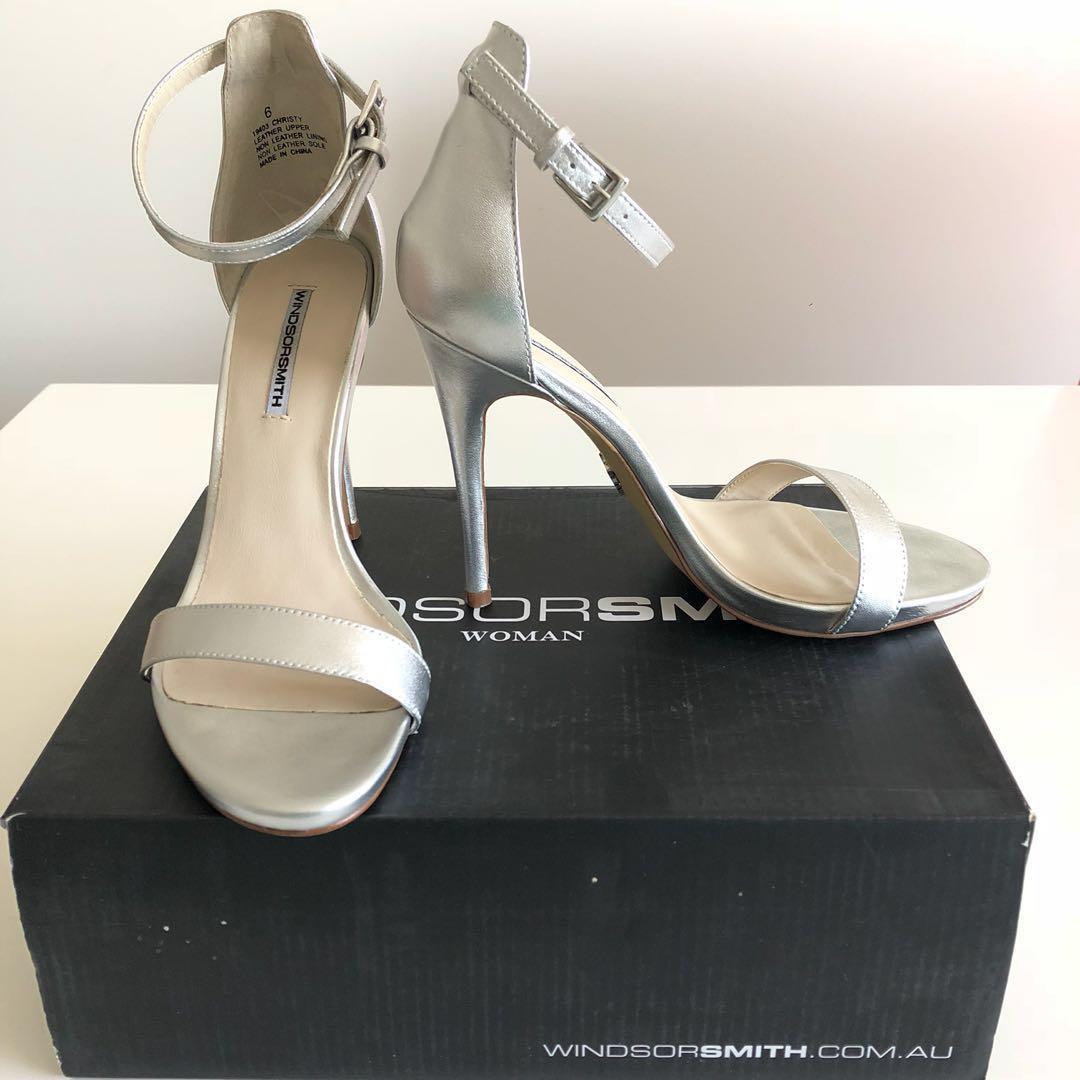windsor silver heels
