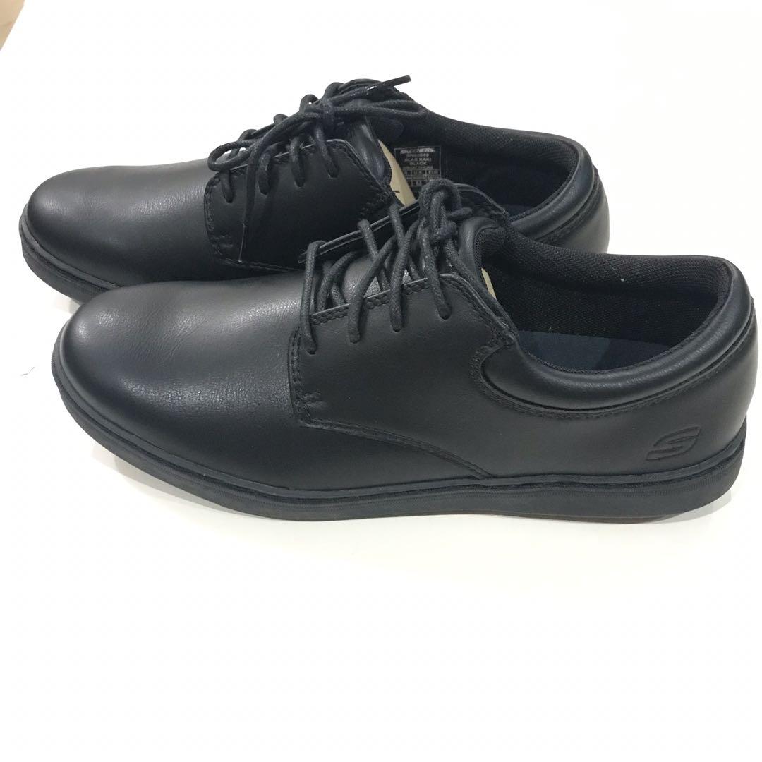 skechers black dress shoes