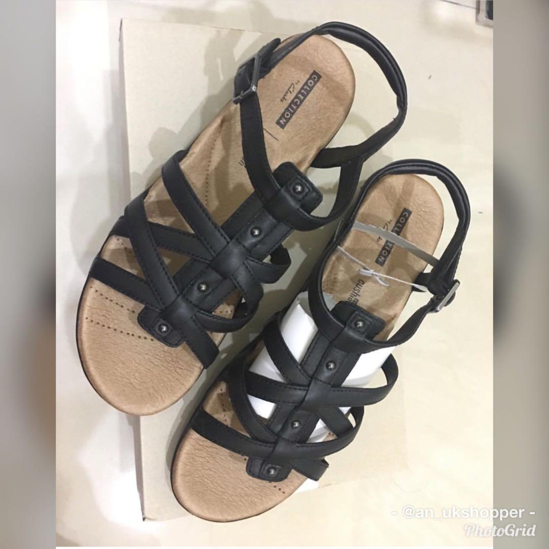 descanso Tradicional almohadilla Strappy Sandals Clarks Manila Bonita in Black Leather UK5.5, Women's  Fashion, Footwear, Heels on Carousell
