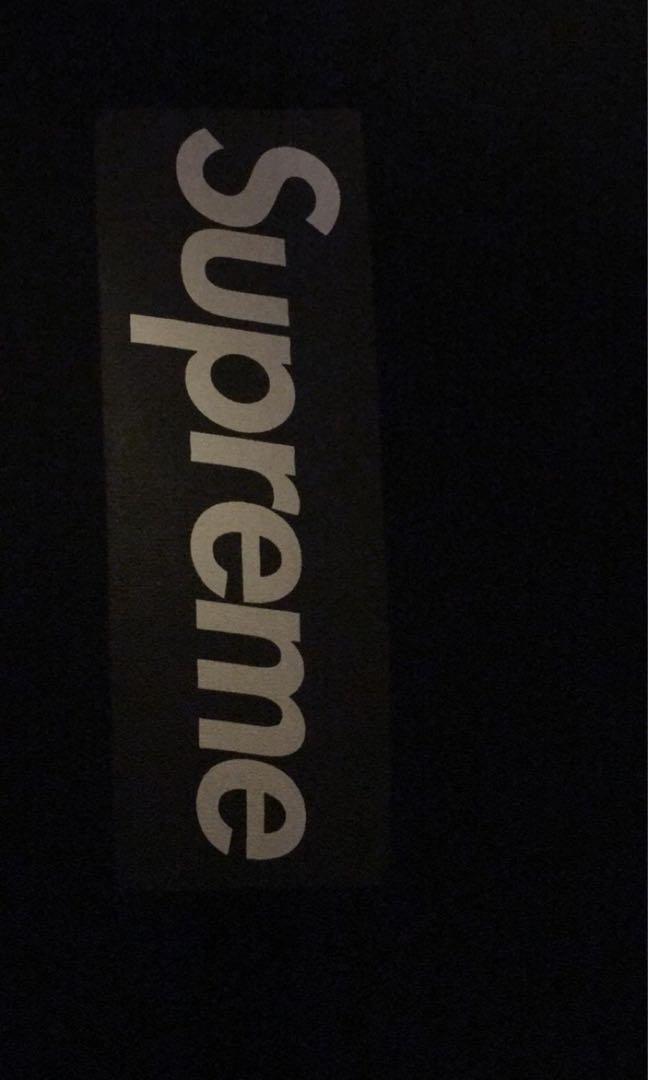 Supreme Box Logo FW15 friends family black on black Men s