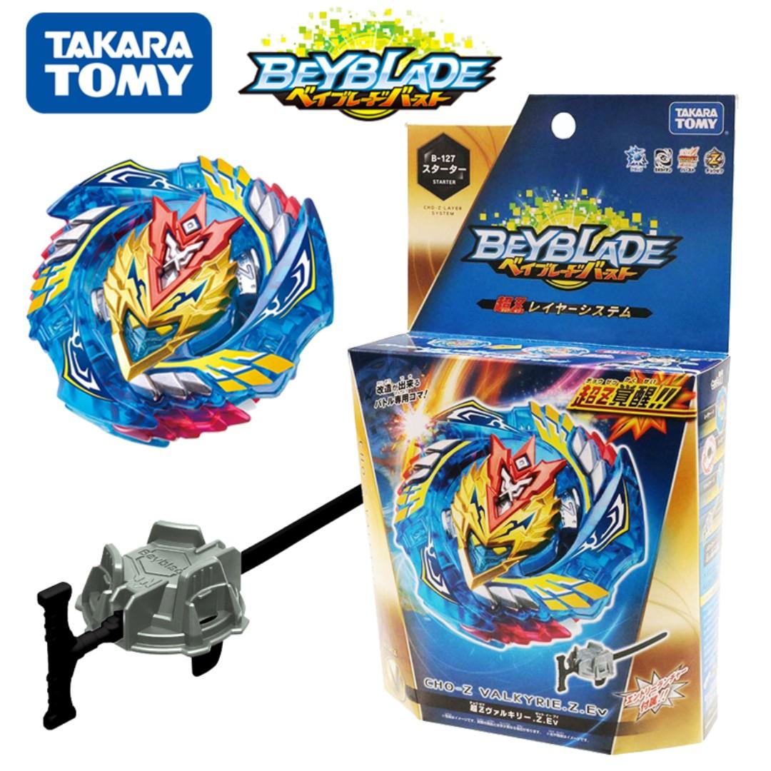 B127 Starter Cho Z Valkyrie Zenith Evolution With Launcher Beyblade Burst Cho Z Takara Tomy Toys Games Others On Carousell