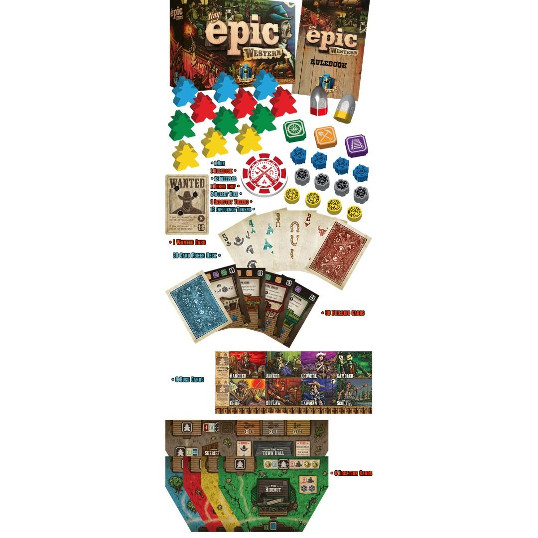 Tiny Epic Western (Category: Board Games & Puzzles) located in Singapore. Submitted by kickstarter.boardgames (Listing ID 221953871, Image 4). Description: Brand New Boardgame from Kickstarter "Tiny Epic Western" Never played before. Item is still sealed and in pristine condition! What do you get? (ONE) copy of Tiny Epic Western with deluxe content! Includes All Stretch Goals Includes All Digital Rewards Self-Collection at Lakeside is available. 