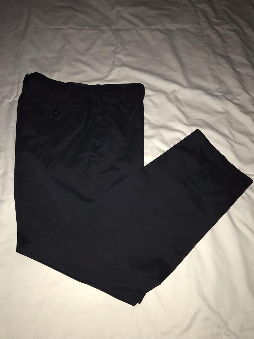 Uniqlo Kando Pants Dry Ex Ultra Light Black, Luxury, Apparel on Carousell