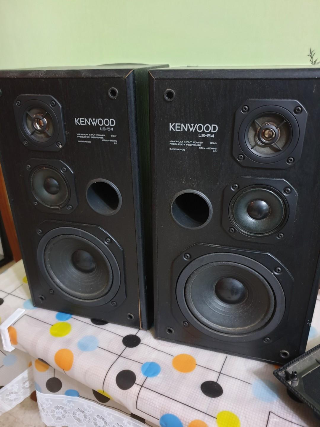 Vintage Kenwood Ls 54 Bookshelf Speaker Electronics Audio On