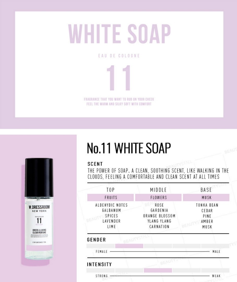 w dressroom white soap