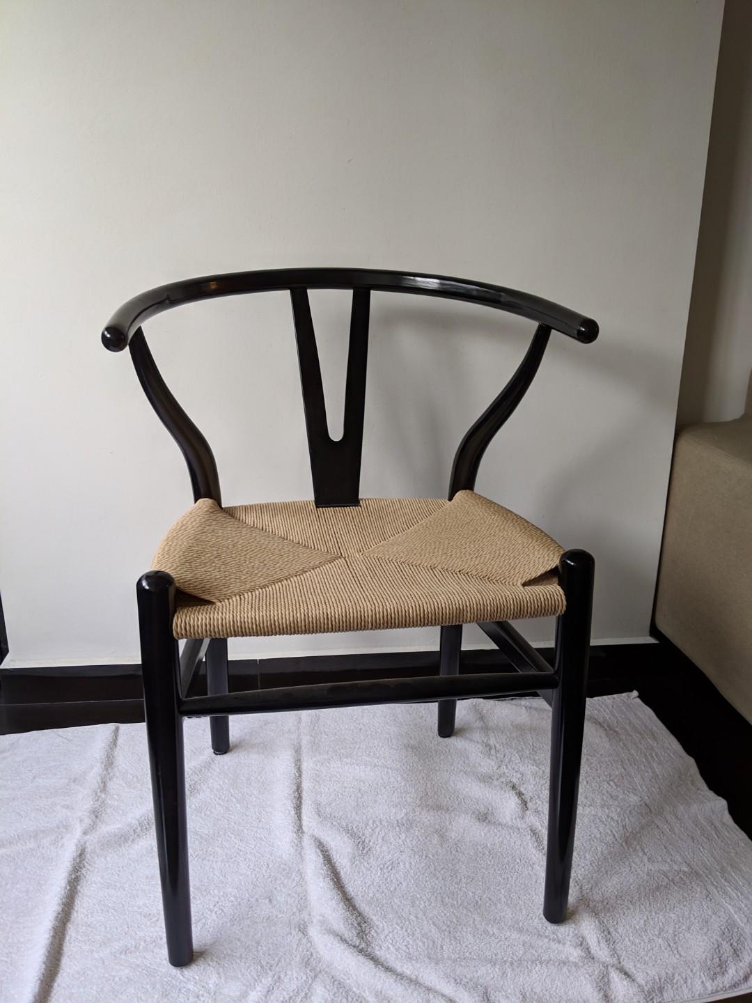 Wishbone chair replica, Furniture & Home Living, Furniture, Chairs on