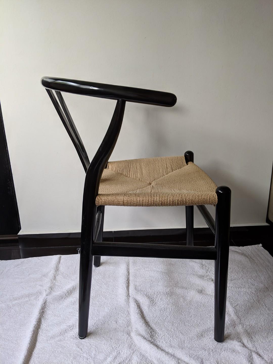 Wishbone chair replica, Furniture & Home Living, Furniture, Chairs on