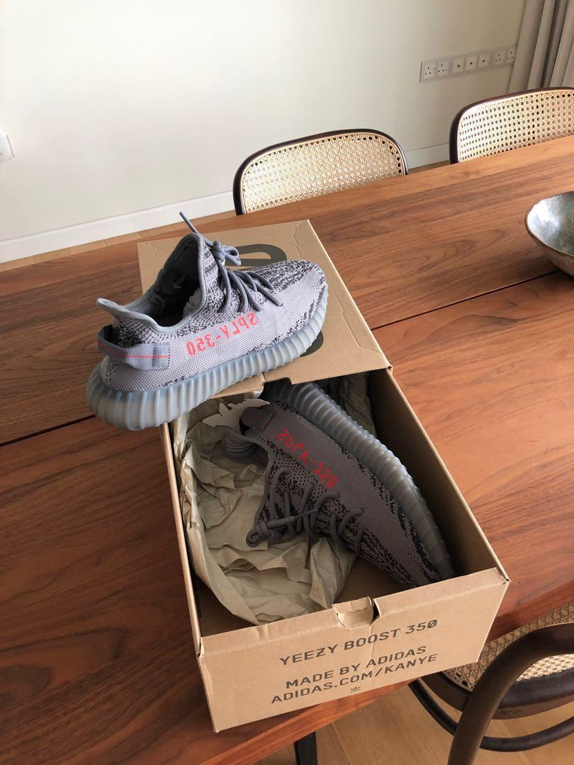 gray yeezy 350