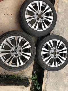 3pcw only Original honda city 16inch rim