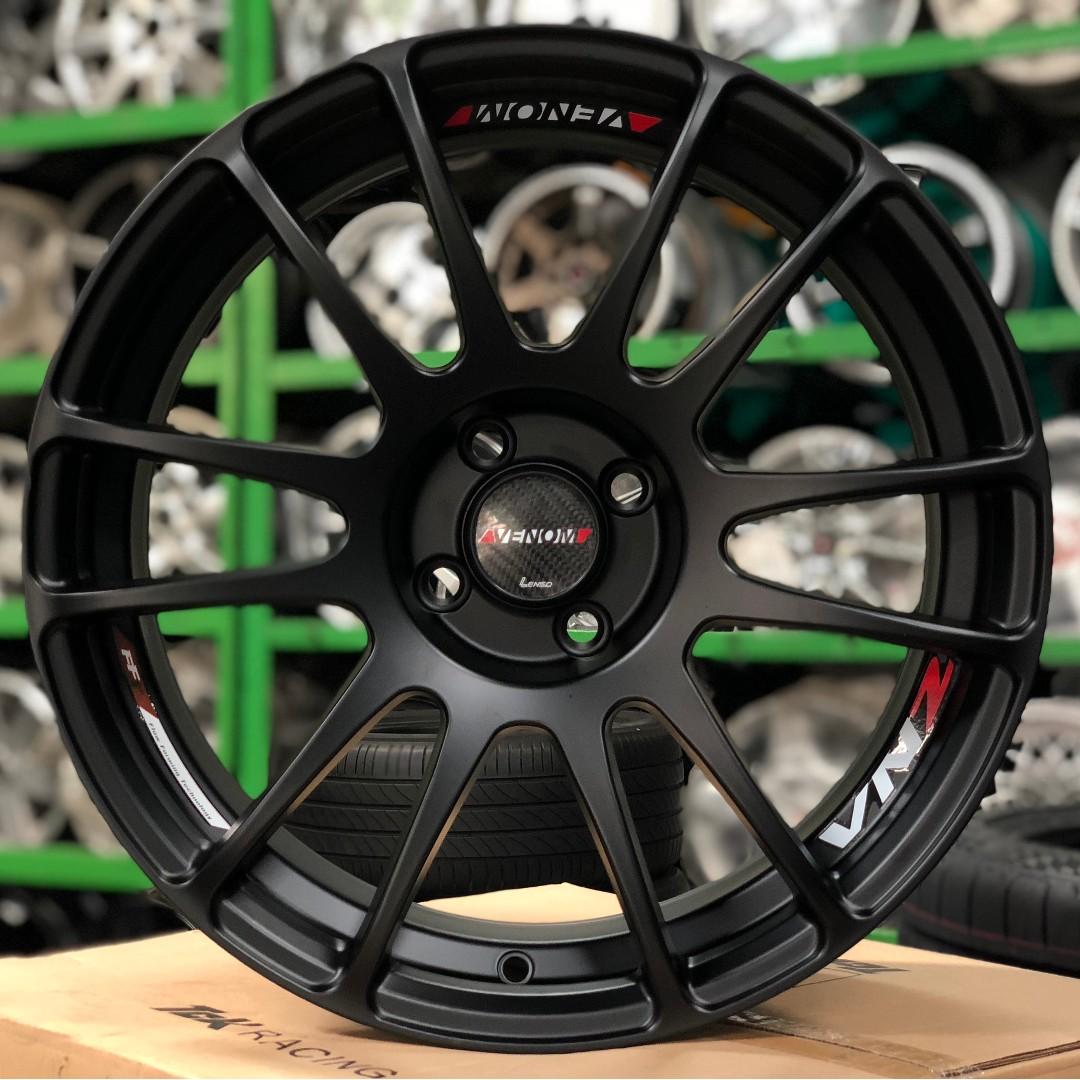 17" LENSO VENOM SERIES FLOW FORM ORIGINAL RIM, Auto 