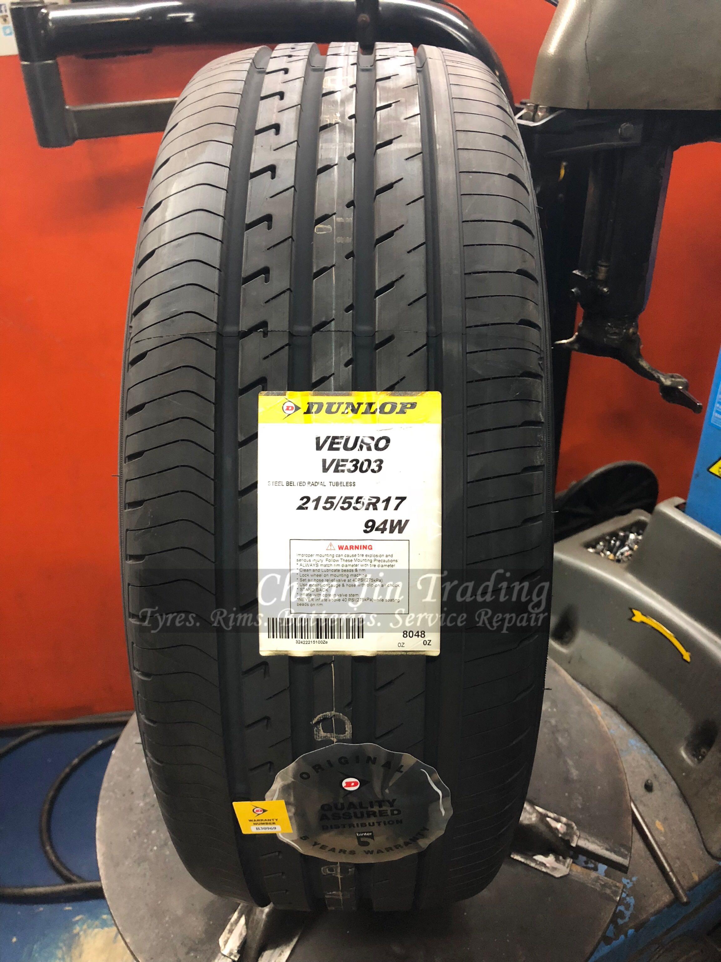 215 55r17 Dunlop Veuro Ve303 Tyres Made In Japan New Arrival Wholesale Promotion Price Car Accessories Tyres Rims On Carousell
