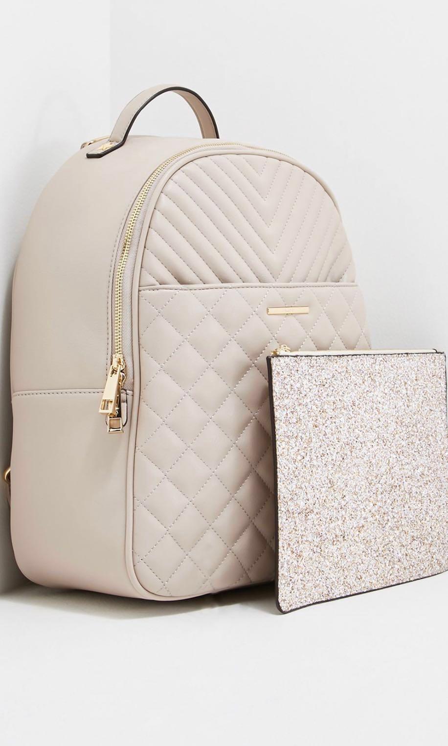 Aldo Pink Backpack with Pouch