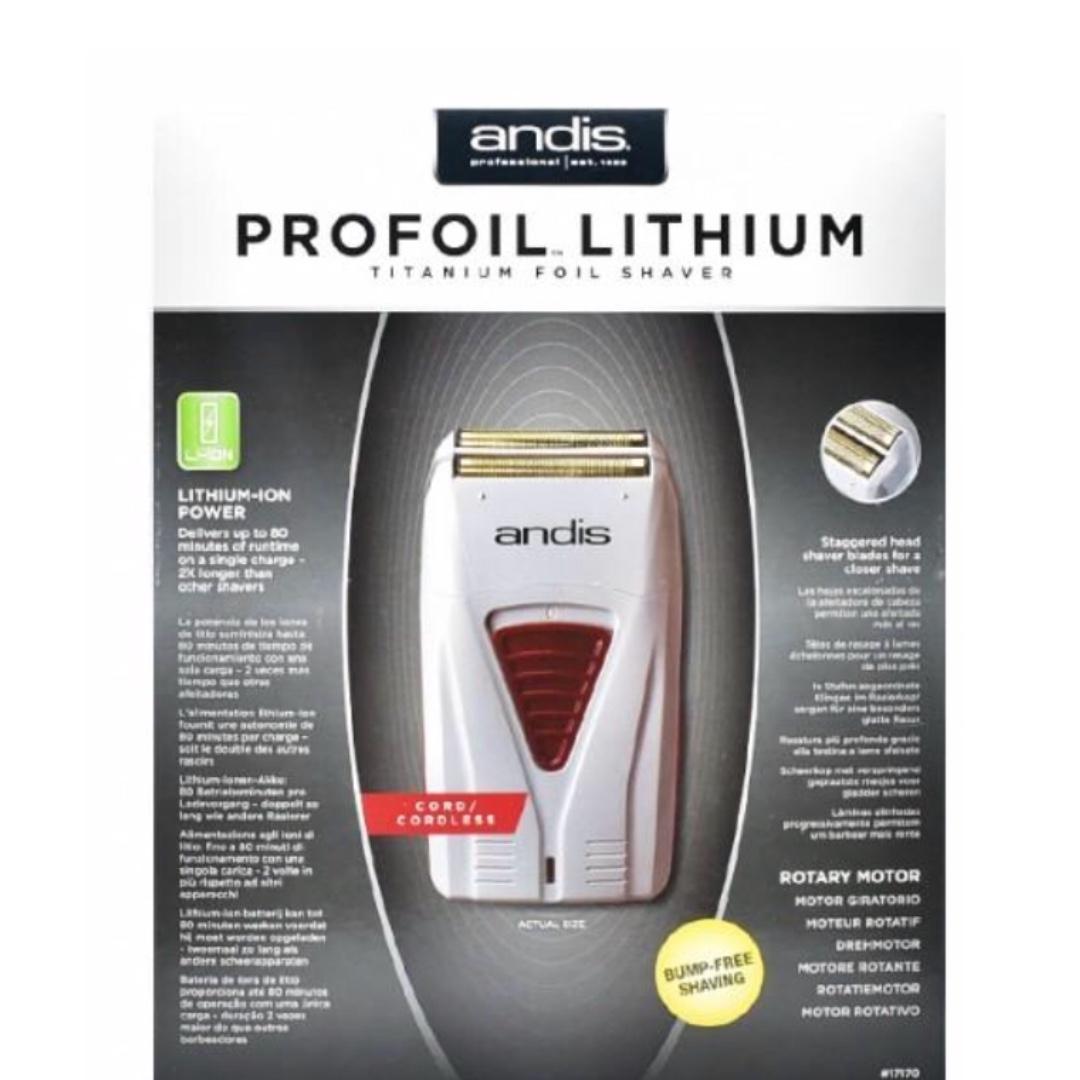 Andis Profoil Lithium Titanium Foil Shaver With Replacement Foil Cutter Andis Blade Brush The Classic Barber Oil Bundle Health Beauty Men S Grooming On Carousell