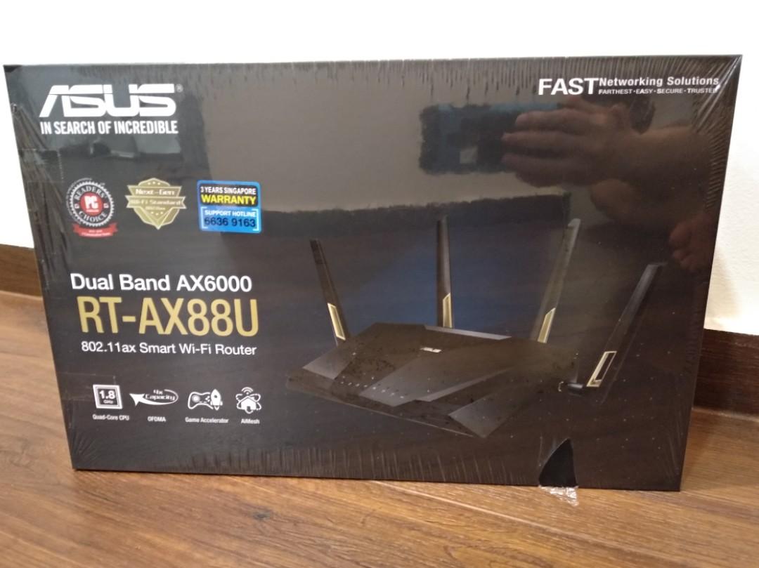Brand New Asus Rt Ax88u Electronics Computer Parts Accessories On Carousell