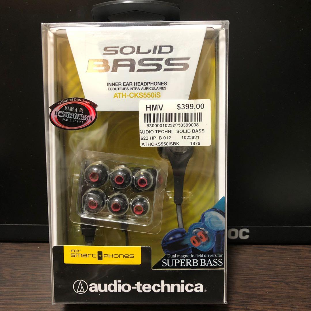 audio-technica ATH-CKS550IS inner ear headphones, 音響器材, 頭戴式