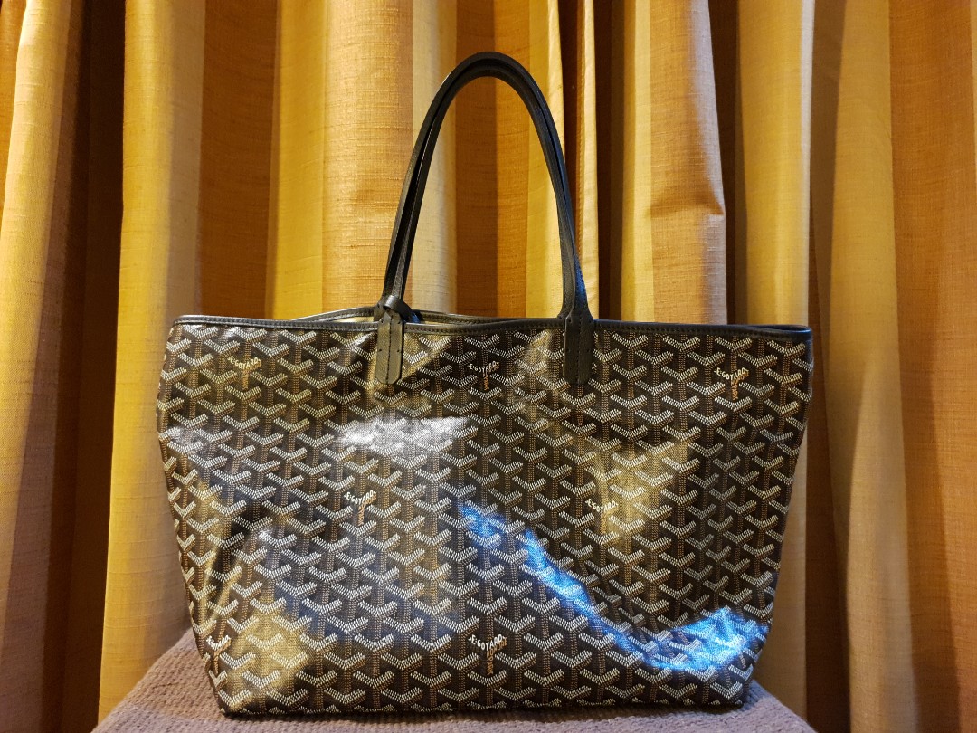 Goyard Saint Louis PM Multiple colors Orange Leather Cloth Cloth ref.101933  - Joli Closet