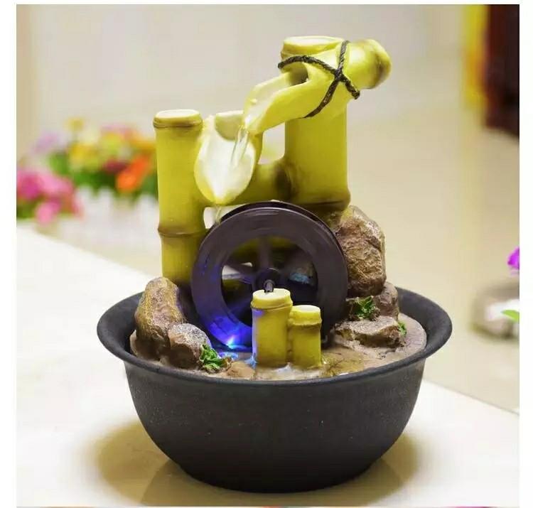 Bamboo Water Fountain Gardening Gardening Tools Ornaments On