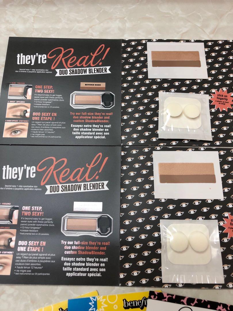 Benefit Tester Bundle (Category: Makeup) located in Cebu City. Submitted by donnalyc (Listing ID 222159962, Image 3). Description: 2 Beyond Nude Duo Shadow Blender 2 Boi-ing Airbrush Concealer No. 2 2 Punch Pop Liquid Lip Color.