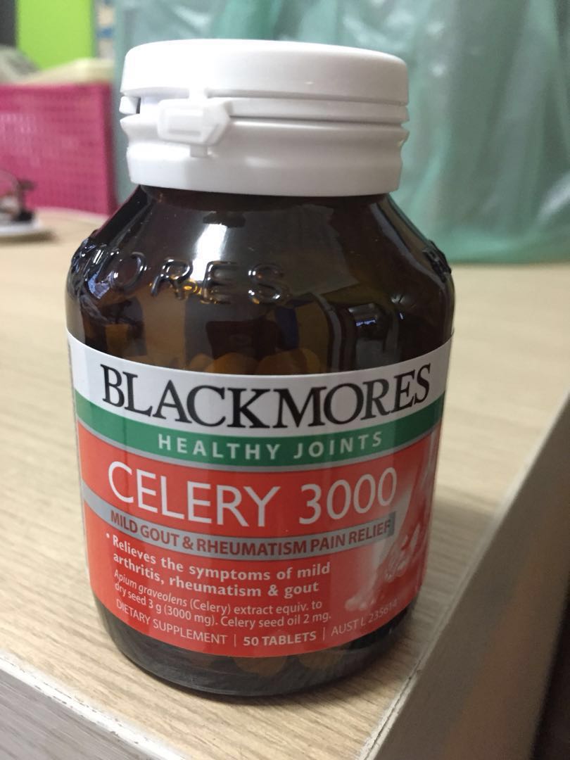 Blackmores Celery 3000 For Mild Gout And Rheumatism Relief Everything Else On Carousell