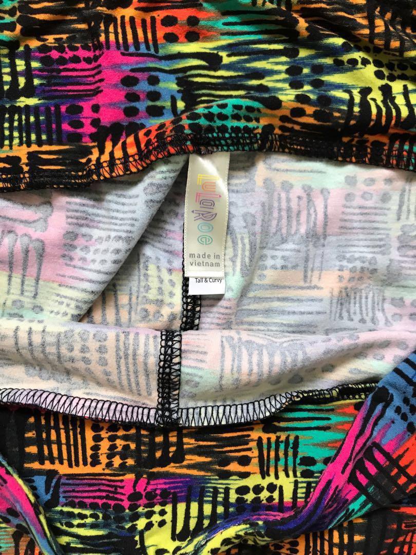 BN LuLaRoe Colourful rainbow leggings Women s Fashion Bottoms Other Bottoms on Carousell