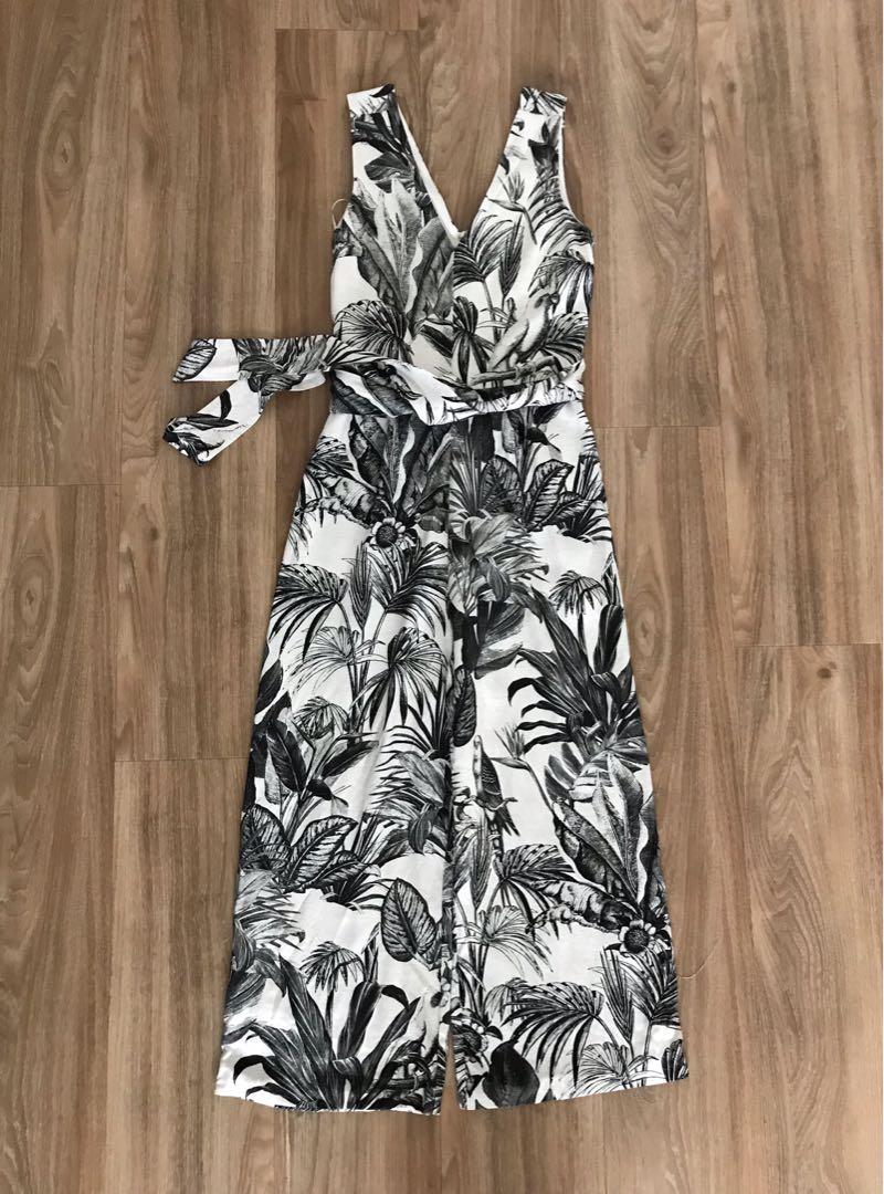 warehouse tropical jumpsuit