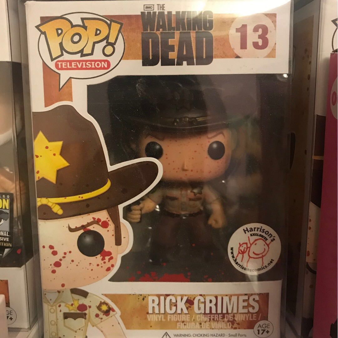 Bloody rick grimes funko pop store