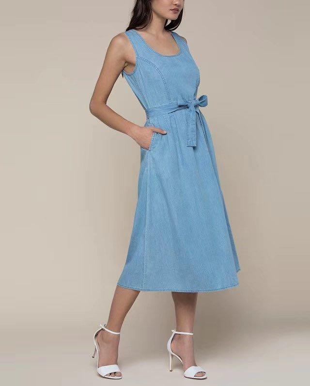 juicy couture denim dress Juicy Couture Womens Soft Woven Chambray Embroidered Dress