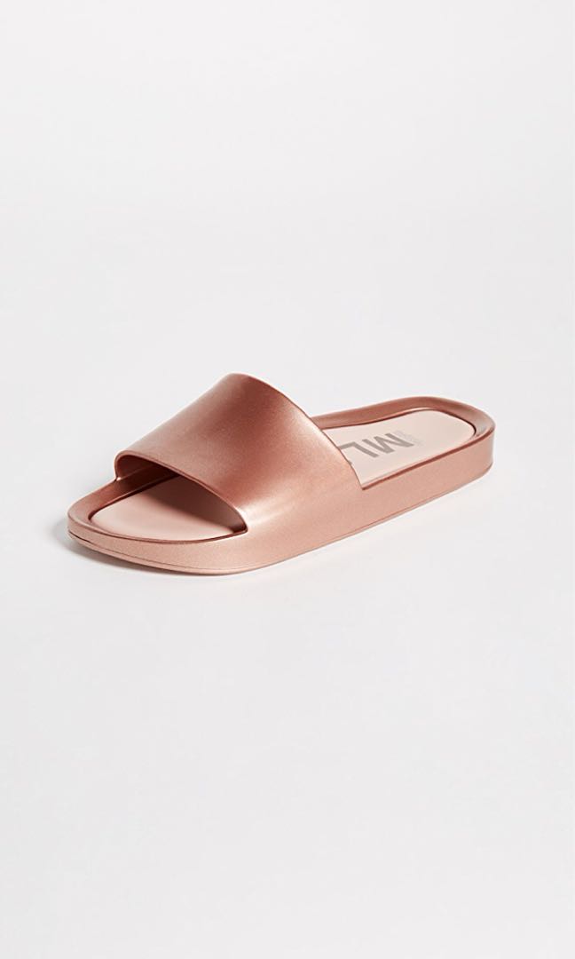 Melissa beach slide rose gold online